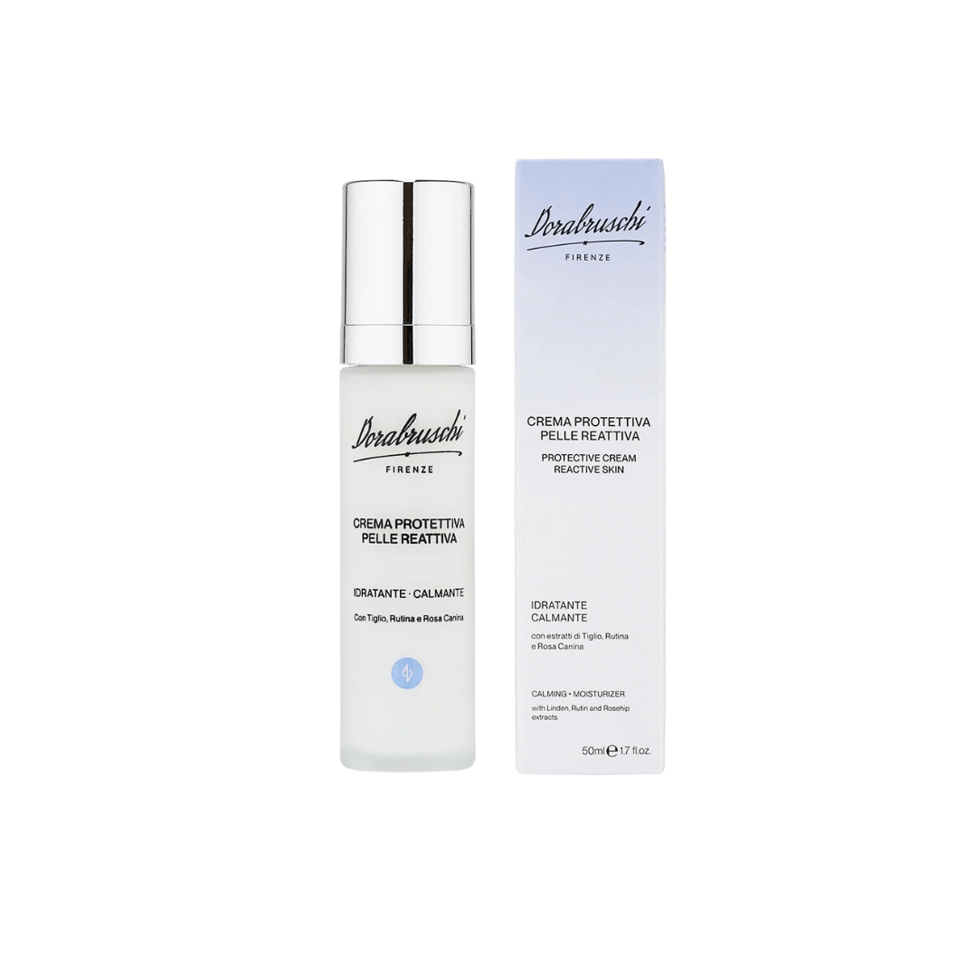 Crema protettiva pelle reattiva con tiglio, rutina e rosa canina 50ml - DORABRUSCHI - La Cosmesi