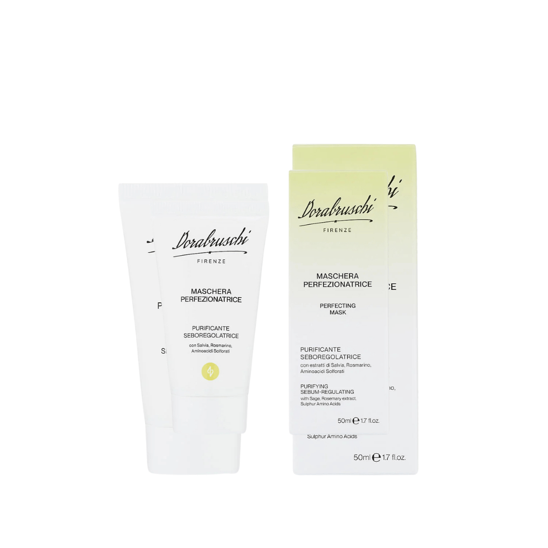 Maschera perfezionatrice con salvia, rosmarino, aminoacidi solforati 50ml - DORABRUSCHI - La Cosmesi