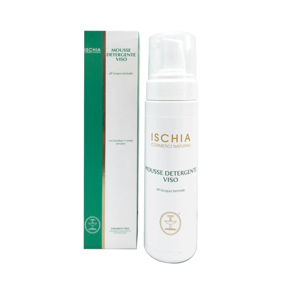 Flacone da 200ml di mousse detergente viso. Il prodotto è arricchito con acqua termale, ideale per pulire e idratare delicatamente la pelle, lasciandola fresca, luminosa e morbida, adatta a tutti i tipi di pelle, anche le più sensibili.