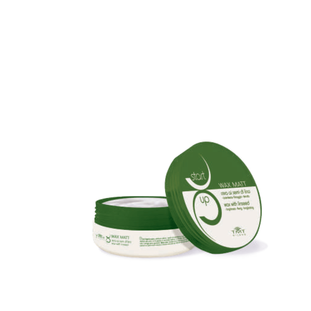 Barattolo da 100ml di cera per capelli.