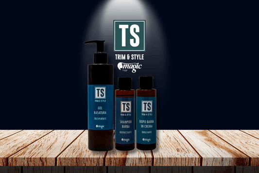 LA COMBINAZIONE ESSENZIALE PER LA RASATURA DELLA BARBA: TRE PRODOTTI INDISPENSABILI DI TS MAGIC - La Cosmesi