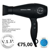 Asciugacapelli Professionale Scirocco 3000 - VIP ACCESSORI