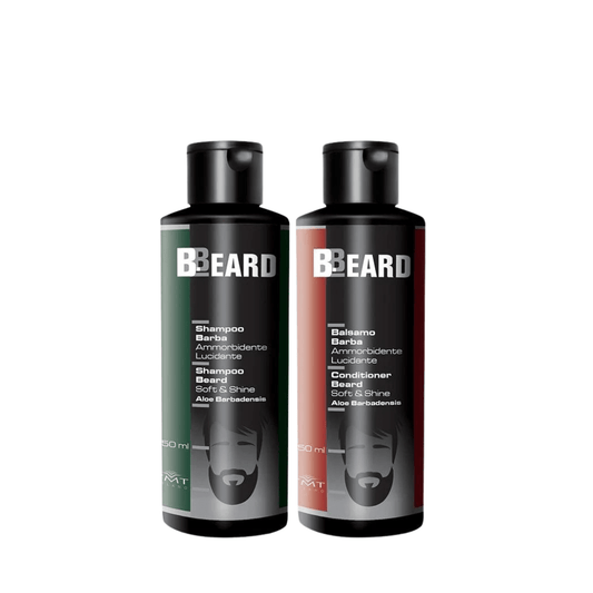 B.Beard shampoo + balsamo barba ammorbidente - districante - lucidante - rinfrescante 150ml - TMT MILANO - La Cosmesi