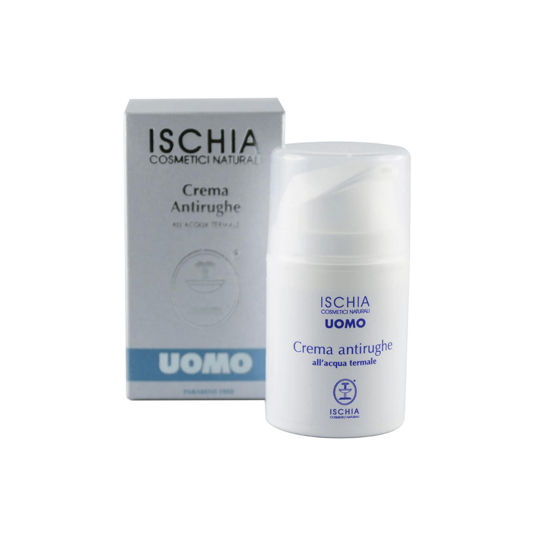 Flacone da 50ml di crema antirughe. La crema è formulata per idratare in profondità e ridurre le rughe e i segni del tempo, lasciando la pelle del viso più liscia, compatta e giovane. Ideale per pelli mature in cerca di un trattamento anti-età.