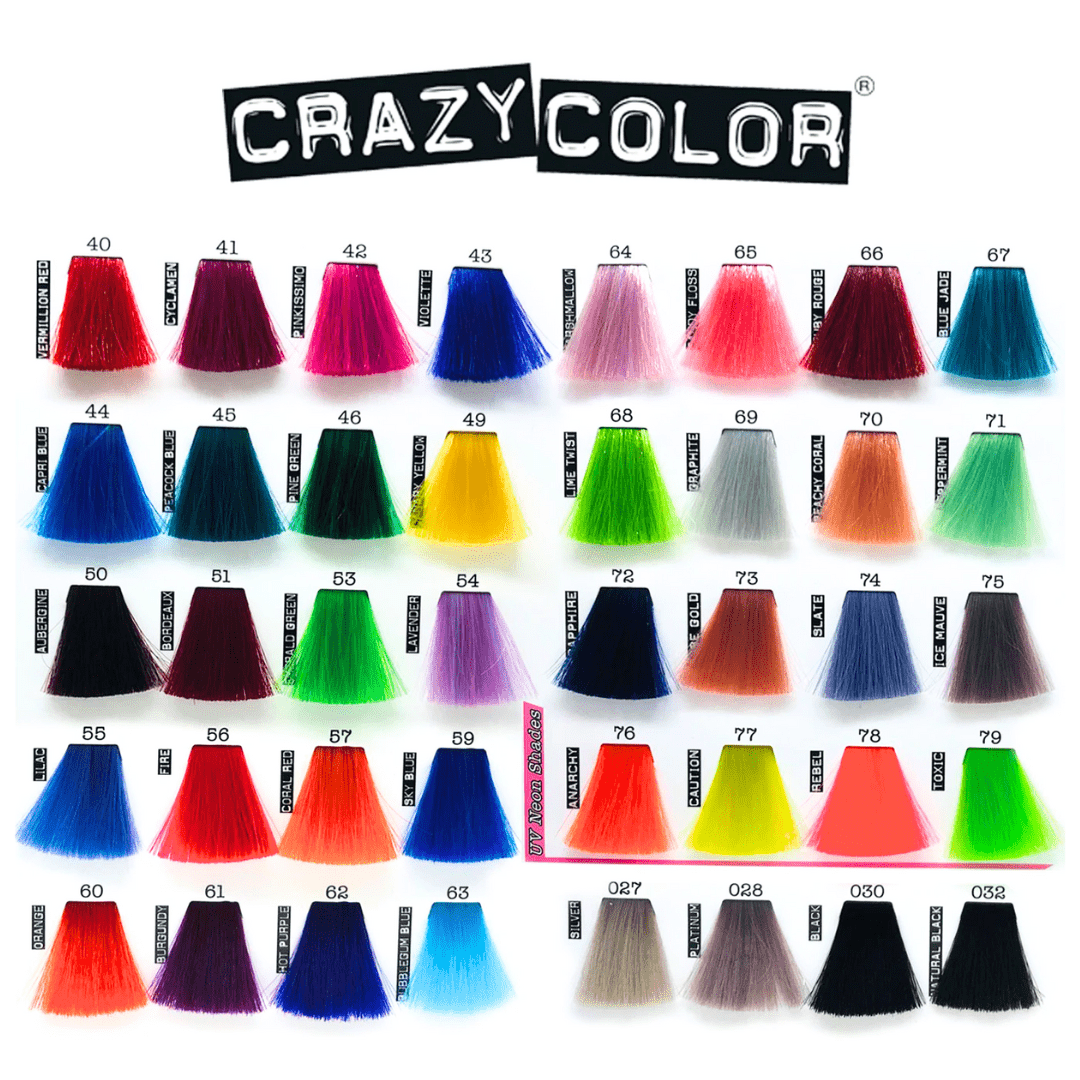 Crema Colorante Semipermanente per capelli 100ml - CRAZY COLOR - La Cosmesi