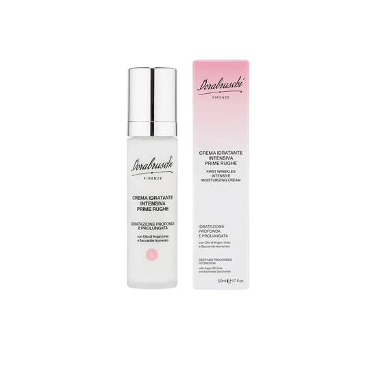 Crema idratante intensiva prime rughe con olio di argan, urea e saccaride isomerato 50ml - DORABRUSCHI - La Cosmesi