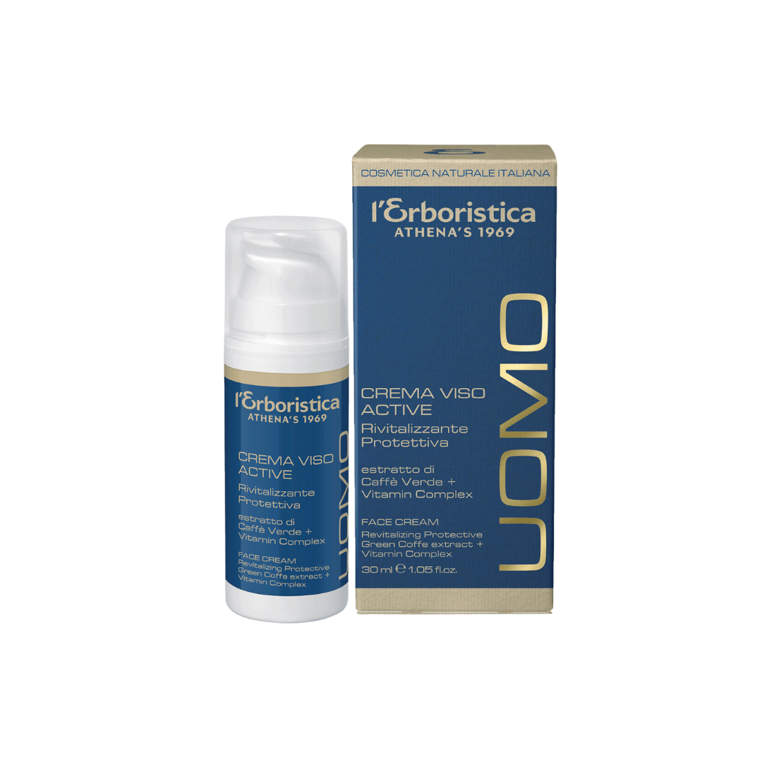 Flacone da 30ml di crema viso. La crema è formulata per rivitalizzare e proteggere la pelle del viso, offrendo un'idratazione profonda e una barriera protettiva contro gli agenti esterni, ideale per pelli stanche e stressate che necessitano di un aspetto radioso e rigenerato.