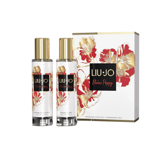 Divine Poppy Body Mist 200 ml + Body Lotion 200 ml Cofanetto Set - LIU JO - La Cosmesi