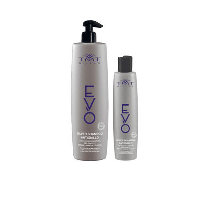 Evò Professional Silver shampoo antigiallo con pigmenti di ametista 300/1000ml - TMT MILANO - La Cosmesi