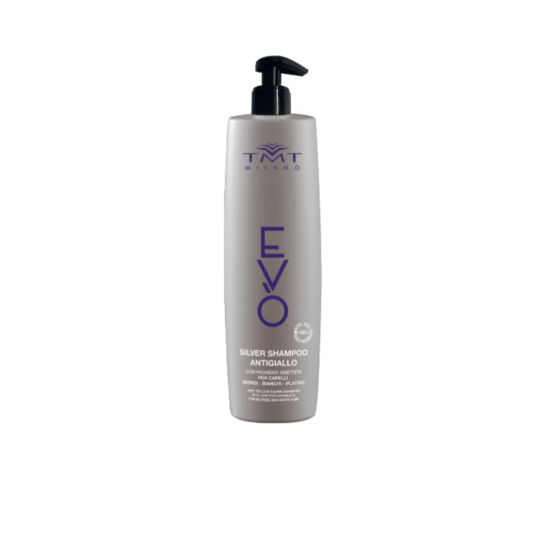 Evò Professional Silver shampoo antigiallo con pigmenti di ametista 300/1000ml - TMT MILANO - La Cosmesi