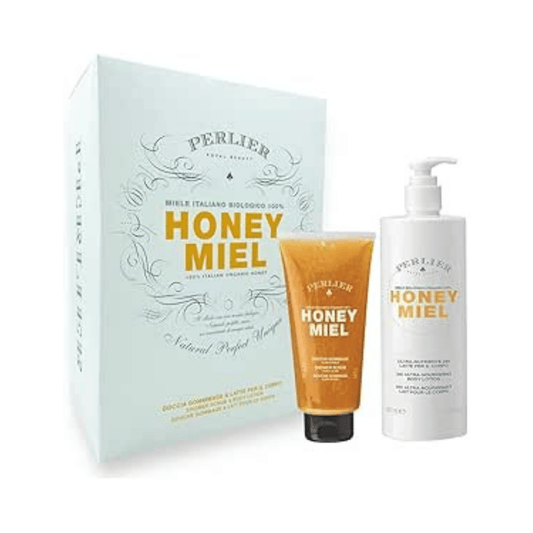 Honey Miel - Cofanetto - Bagno Crema 250ml + Latte Corpo Super - Idratante - PERLIER - La Cosmesi