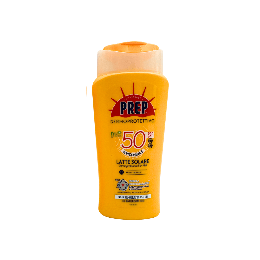 Latte solare SPF 30/50 - Dermoprotettivo 200ml - PREP - La Cosmesi