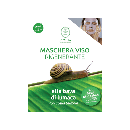 Maschera viso rigenerante alla bava di lumaca 15ml - ISCHIA - La Cosmesi