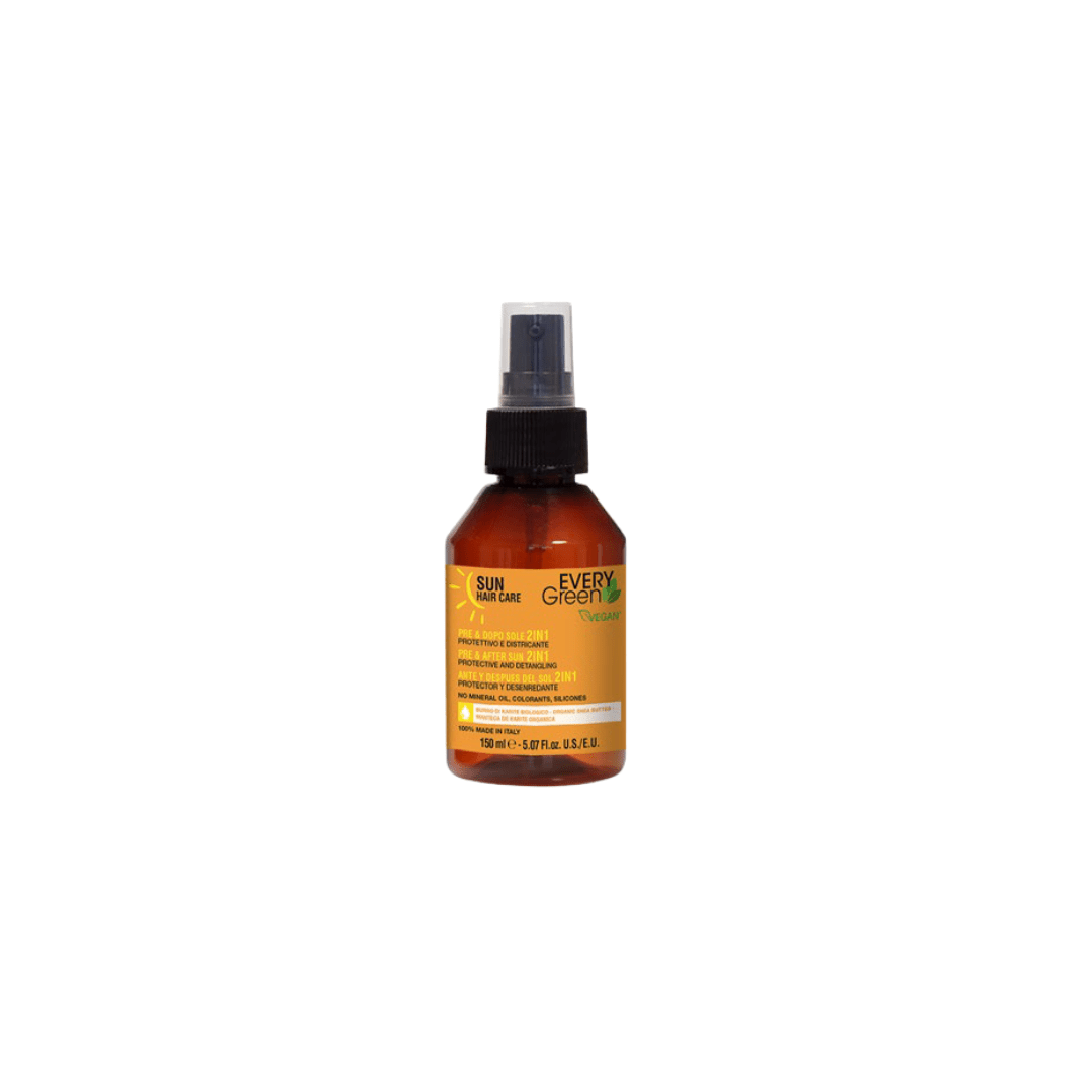 Pre & After Sun 2 in 1 Spray Protettivo Districante Senza Risciacquo 150ml - EVERYGREEN - La Cosmesi
