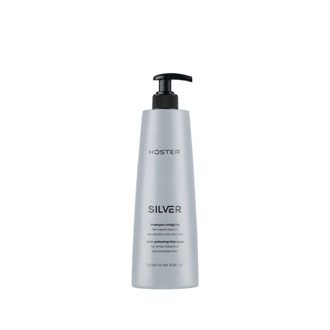 Silver shampoo antigiallo per capelli 500 ml - KOSTER - La Cosmesi