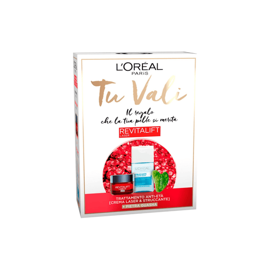 Tu Vali Revitalift Crema Giorno + Struccante + Pietra Gua Sha - L'ORÈAL PARIS - La Cosmesi